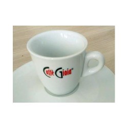 Caffe Gioia Чаша за капучино с чинийка 6бр. Комплект порцеланови чаши за кафе