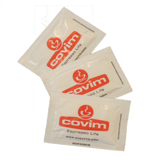 Covim Бяла захар в пакетчета от 4 гр, 1000броя Covim Бяла захар в пакетчета от 4 гр, 1000броя