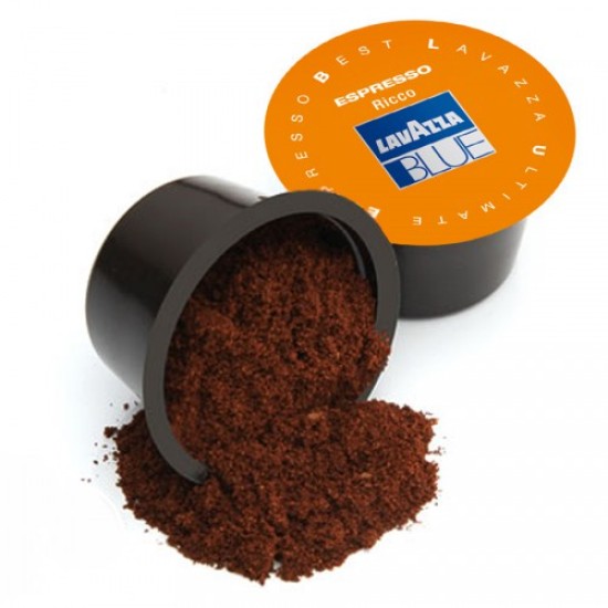 Lavazza Espresso Ricco Blue система 100 бр. Кафе капсули Lavazza Espresso Ricco Blue система 100 бр. Кафе капсули