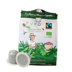 Кафе на капсули PURO „Bio Monsoon“10броя  Nespresso система 