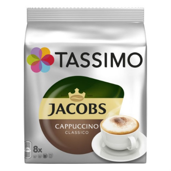 Tassimo Jacobs Cappuccino Classico Tassimo система 16 бр. Кафе на капсули
