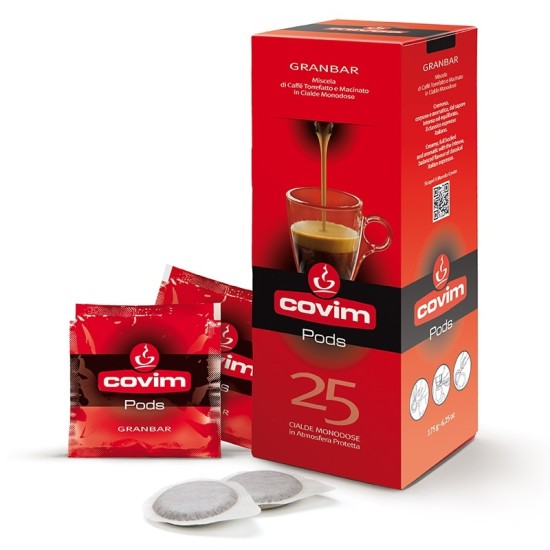 Covim Granbar 25 бр. 44 мм Кафе на дози