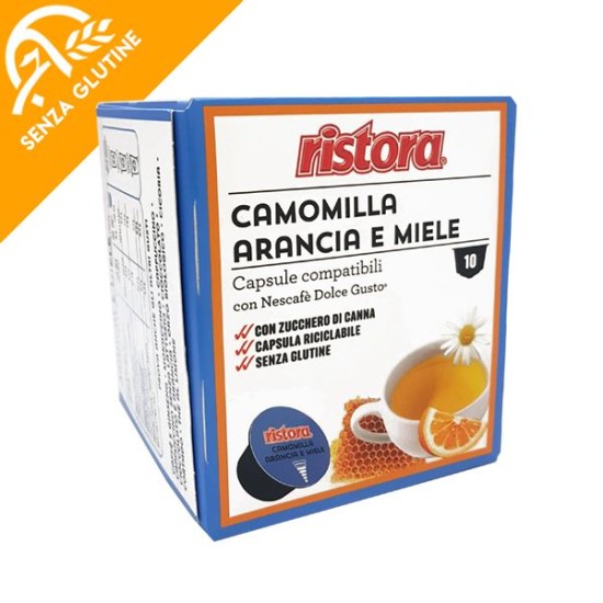 Ristora Mirtillo e Frutti Misti Dolce Gusto система 10 бр. Чай капсули Ristora Mirtillo e Frutti Misti Dolce Gusto система 10 бр. Чай капсули