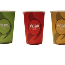 Pera Cups for hot drinks 180 ml./ 100 pcs. Paper cups