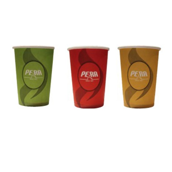 Pera Cups for hot drinks 180 ml./ 100 pcs. Cardboard cups - Vending cups