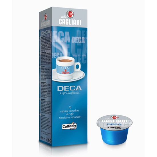 Caffe Cagliari Deca Caffitaly system 10 pcs. Decaffeinated coffee capsules - Coffee