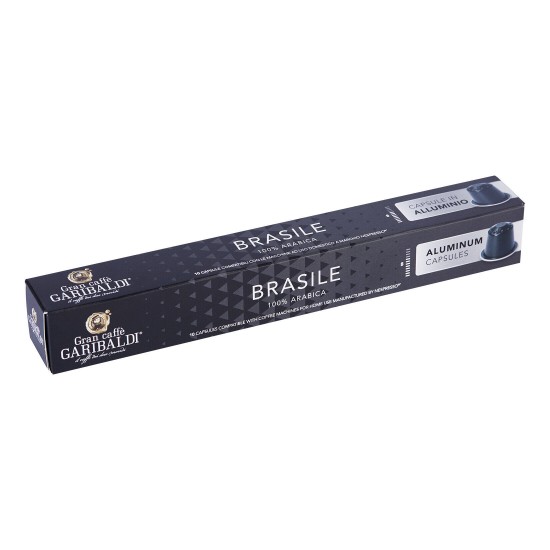Garibaldi Aluminio Brasile - Nespresso capsules" 10 pcs. - Capsules for the Nespresso system