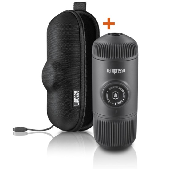 Wacaco® Nanopresso Classic + калъф – Преносима машина за еспресо