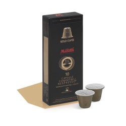Капсули Musetti® Gold Cuvée Nespresso – Съвместими кафе капсули за система Nespresso® – 10 броя
