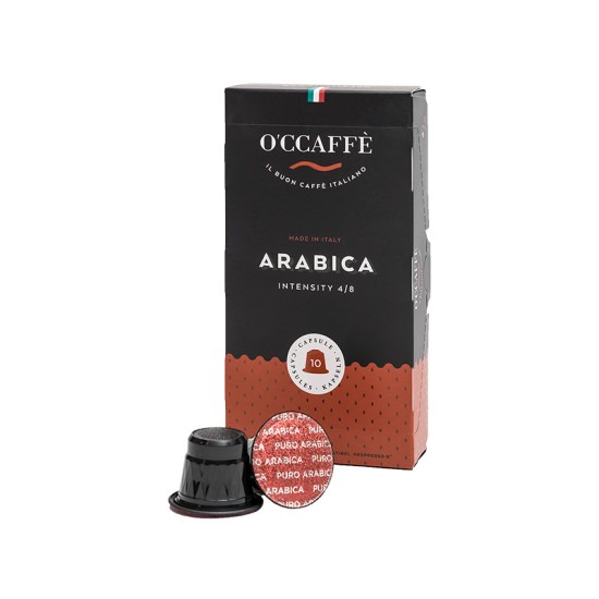 Капсули O’CCAFFÈ® NESPRESSO – Arabica | Съвместими кафе капсули със система Nespresso, 10 броя
