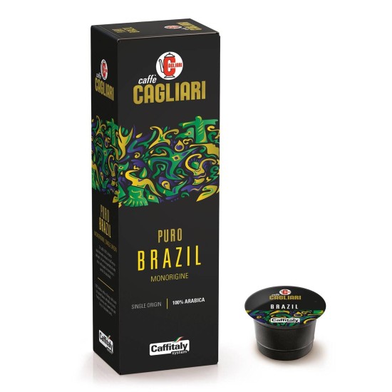 Caffe Cagliari Brazil Caffitaly система 10 бр. х 8 гр. Kафе капсули